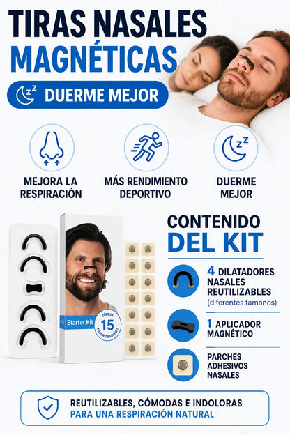 Tiras Nasales Magnéticas