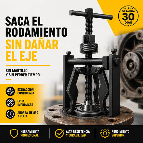 EXTRACTOR DE RODAMIENTOS 3 GARRAS – ACERO TEMPLADO